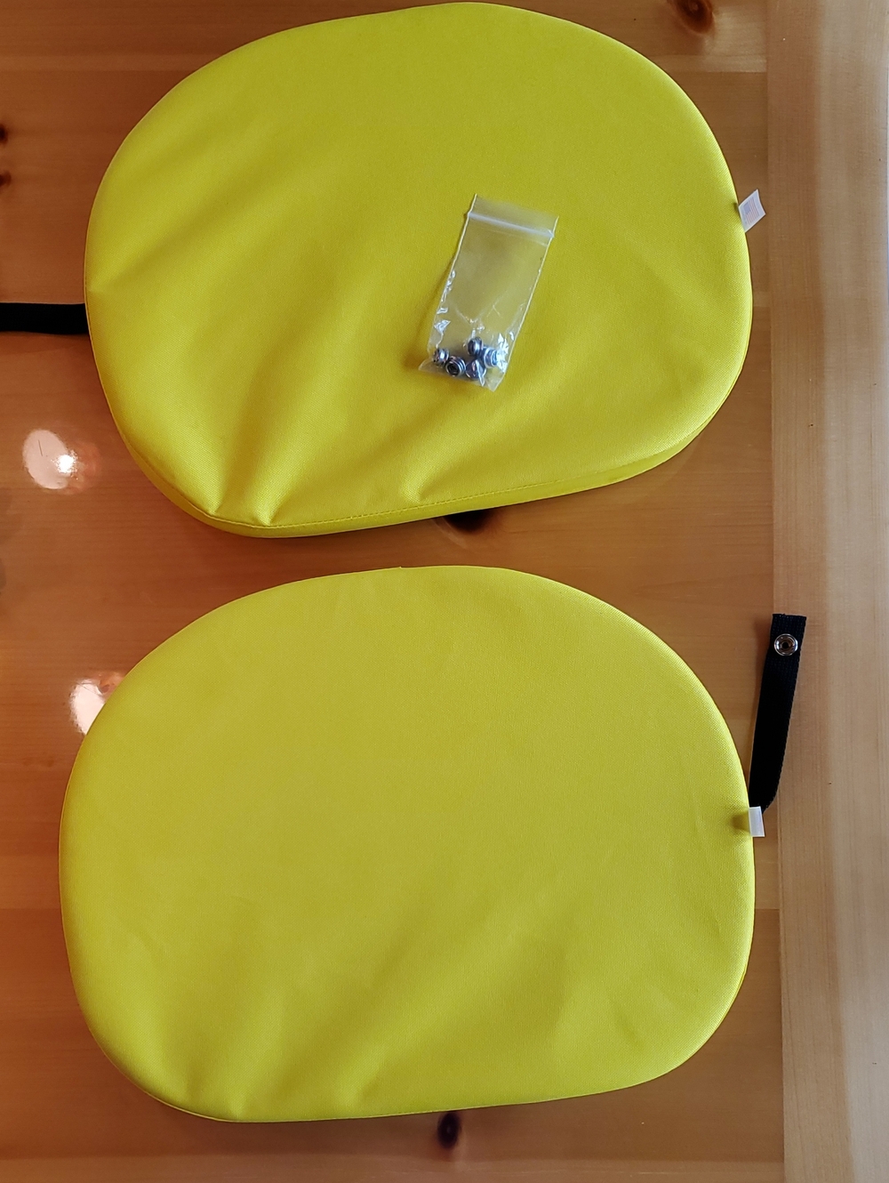 Bright Yellow Cushions For A Seacycle